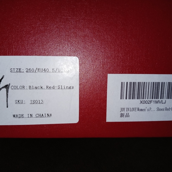 JOY IN LOVE Women's Slingbacks Peep Toe High Heels - Picture 4 of 4